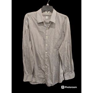 REI Recreational Mens XL Shirt Gray Long Sleeve Button Up Shirt Fishing Hiking